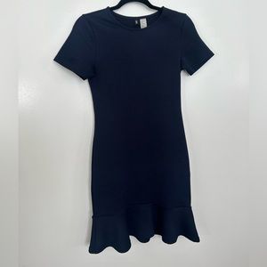 H&M Divided Navy Blue Bodycon Dress